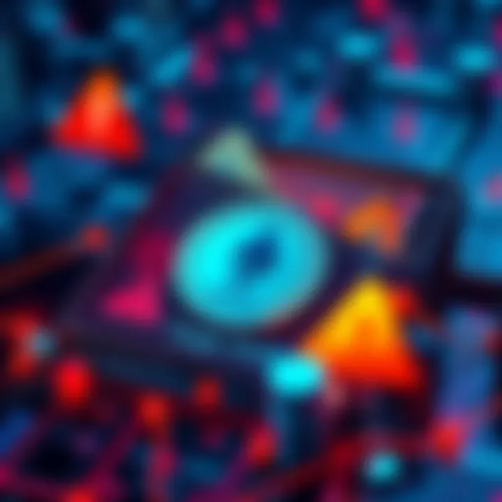 A graphic showing a digital wallet with the Saga Dollar tokens and an amount of ETH being transferred, depicting the aftermath of a $7 million theft, with warning symbols