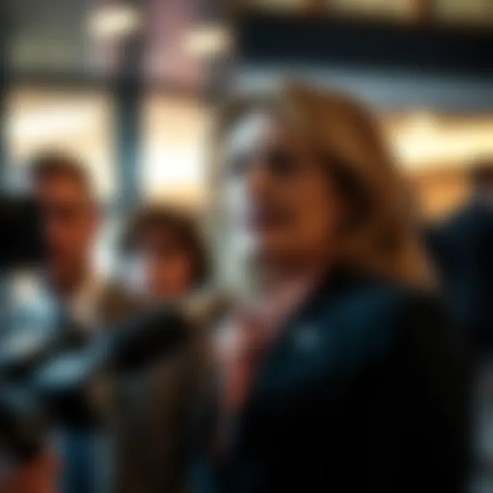 Sam Bankman-Fried's Mother Speaking Sam Bankman-Fried's mother addresses the media, discussing the prosecution against her son.