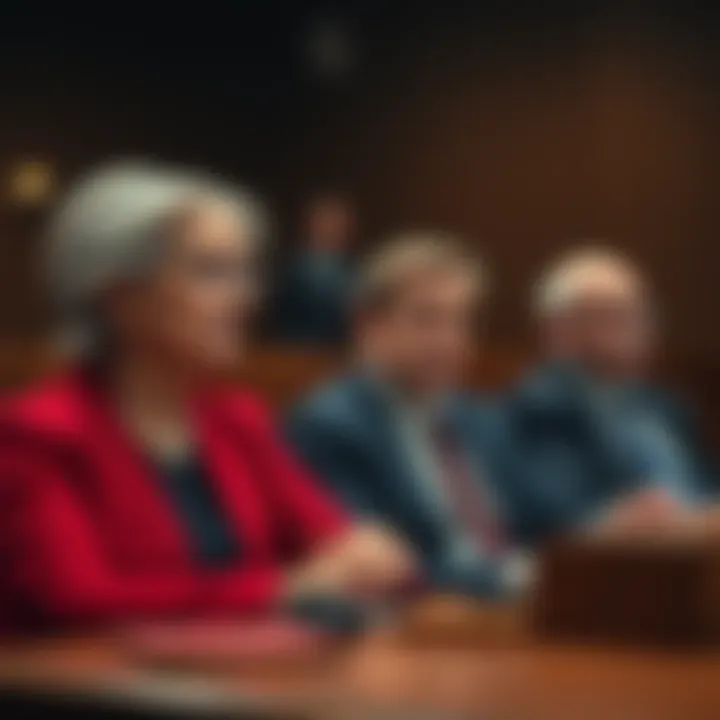 Sam Bankman-Fried's parents seated in a federal courtroom, facing scrutiny during a legal hearing.