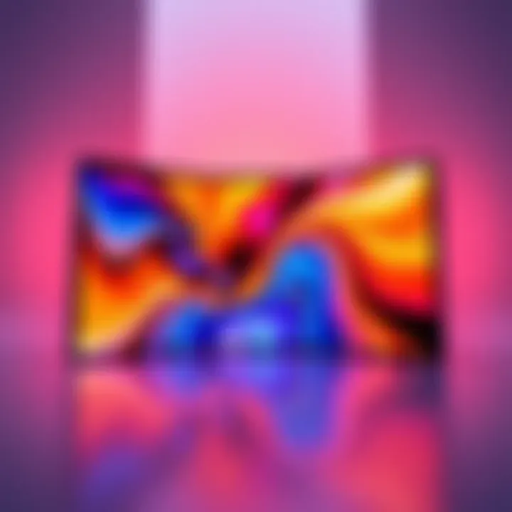 Samsung Galaxy Z Fold8 opened to show its large foldable screen with vibrant colors.