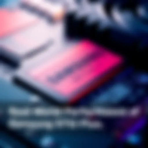 Close-up of Samsung 990 EVO Plus NVME drive showing sleek design and thermal sticker