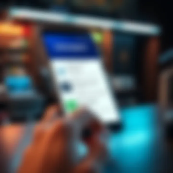 A smartphone displaying unexpected automatic downloads from the Samsung store, highlighting potential security risks.