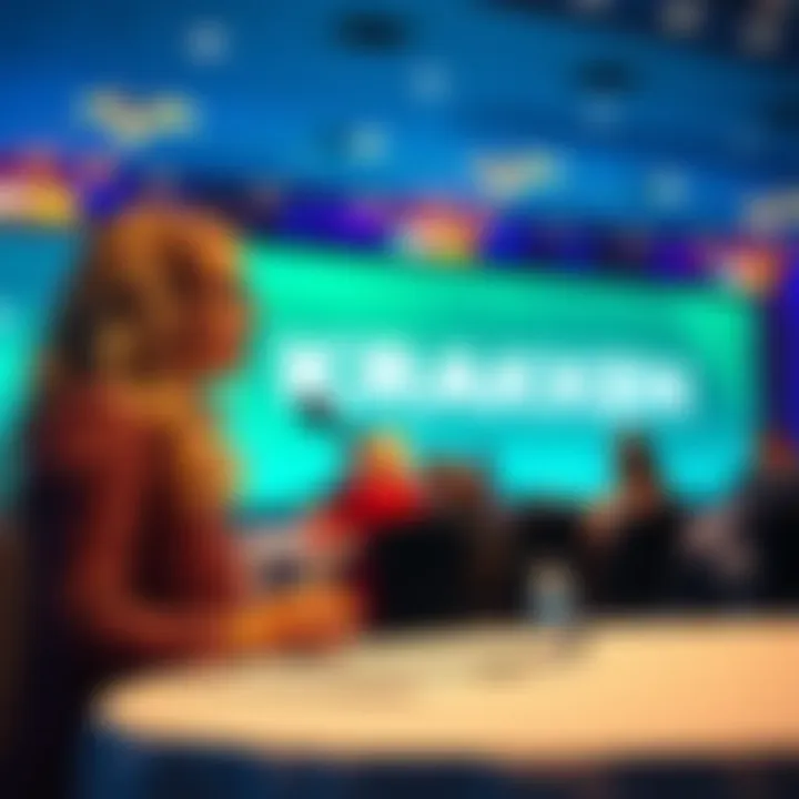 Savannah Alberty Speaking at KrakenFX Savannah Alberty from KrakenFX discusses Helium's role in crypto onboarding at a conference.