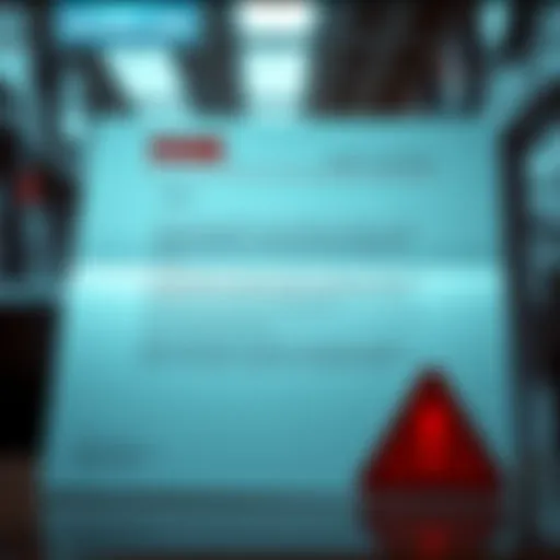 A suspicious letter warning about Ledger setups, featuring professional layout and personal details, with a red warning sign.