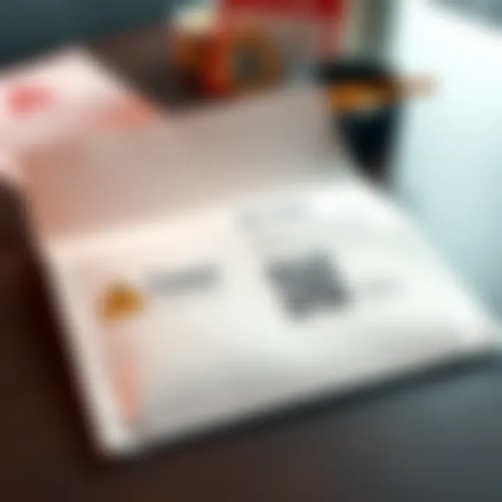 Scam Letter Example A fraudulent letter resembling Trezor communication, with a misleading QR code, warning people to discard it, lying on a table.