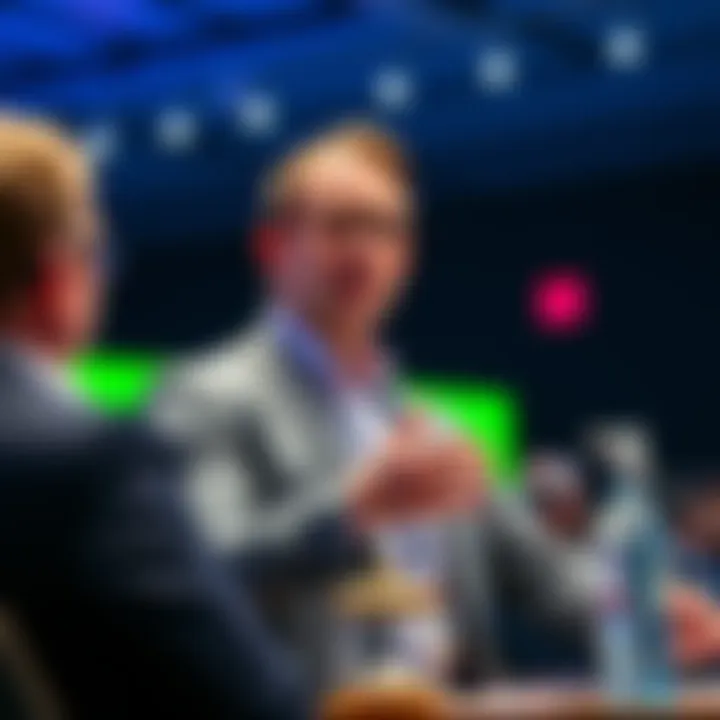 Scott Bessent speaks about Coinbase and cryptocurrency legislation at a conference