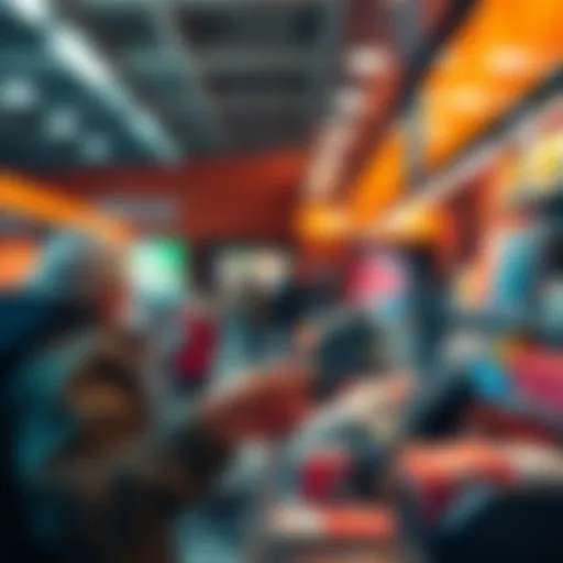 A person using a BitMardCard for a purchase at a store checkout, showcasing the convenience of borderless shopping.