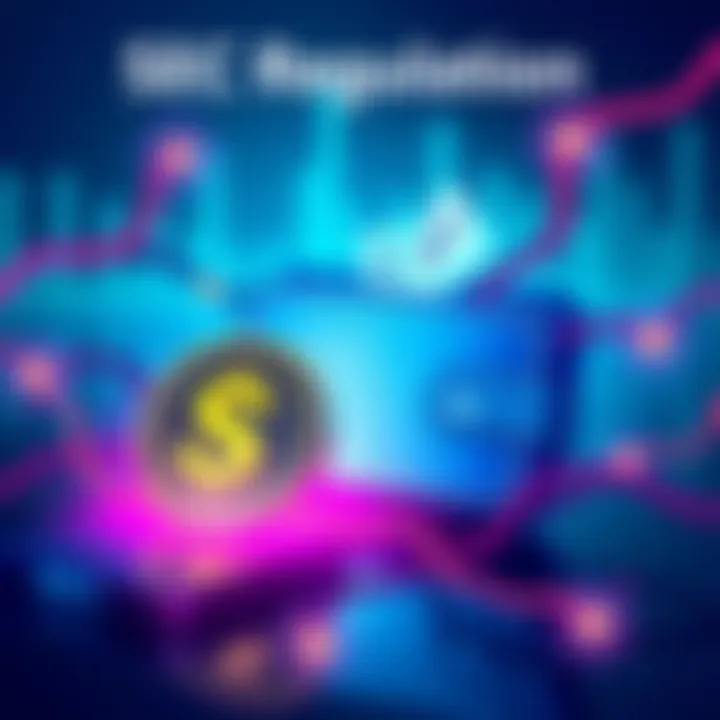 SEC Regulation Update Illustration showing a digital wallet and the SEC logo, symbolizing new regulations for self-custody and DeFi.