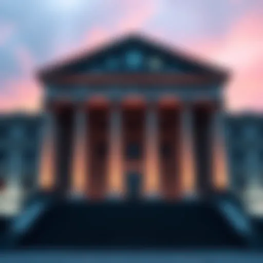 SEC building with crypto symbols representing new regulations for digital assets in 2026