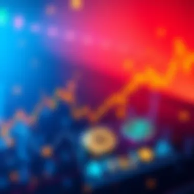 A graphic showing rising stock charts and cryptocurrency symbols, indicating a positive shift in the market due to SEC rule changes.