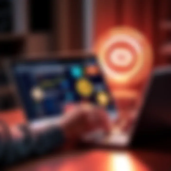 Secure Crypto Storage Options A person reviewing different cryptocurrency wallets and platforms for secure storage on a laptop