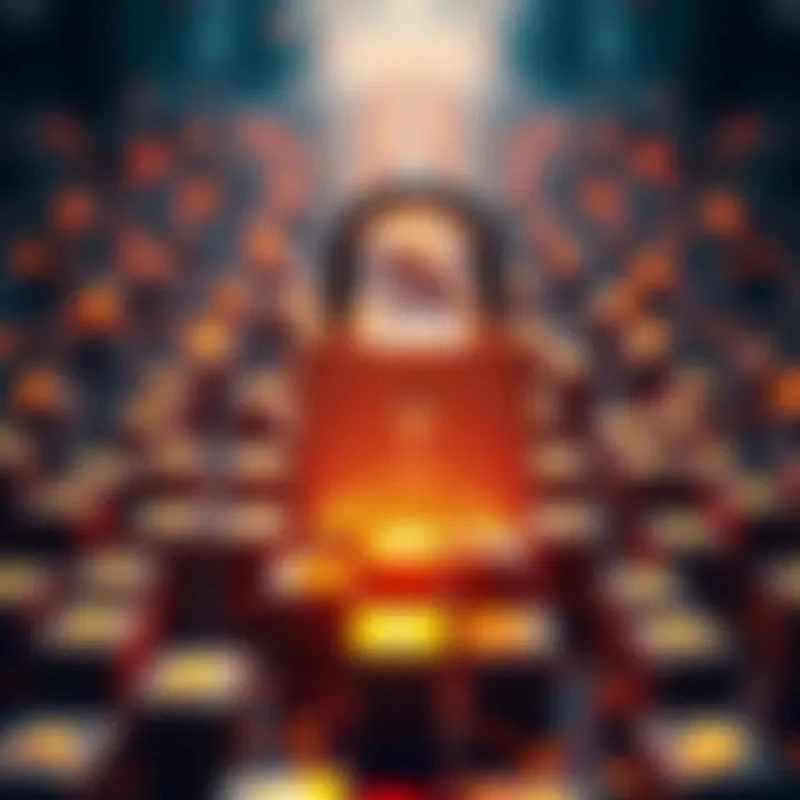 A padlock symbolizing security over a network of blocks representing decentralized systems.