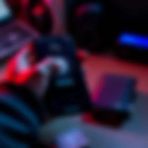 A person using a fingerprint scanner on an iPhone to access their crypto wallet, with a hardware wallet beside them for added security.