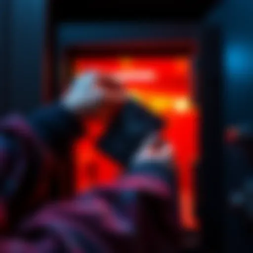 A person placing a Trezor Safe 3 hardware wallet into a sturdy home safe, demonstrating secure storage practices.