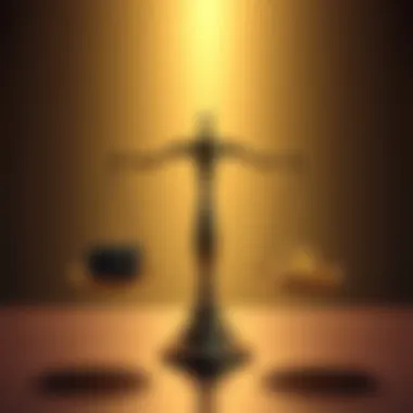 A person weighing options between self-custody and using an exchange for cryptocurrency portfolios, with a balance scale showing a wallet and an exchange logo on either side.