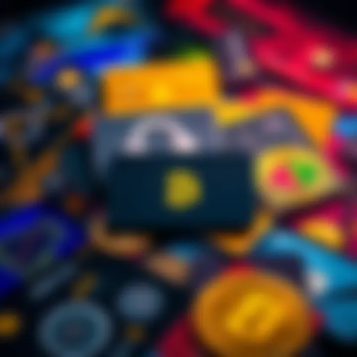 A variety of self-custodial crypto cards displayed with a focus on security and user control.