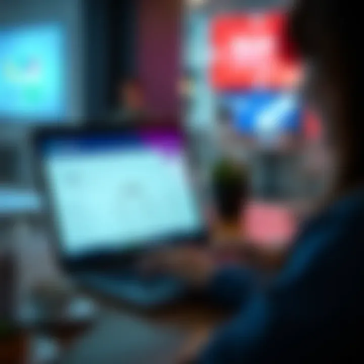 A person using a laptop to sell Kaspa on the Uphold platform, displaying transaction fees and account info on the screen.