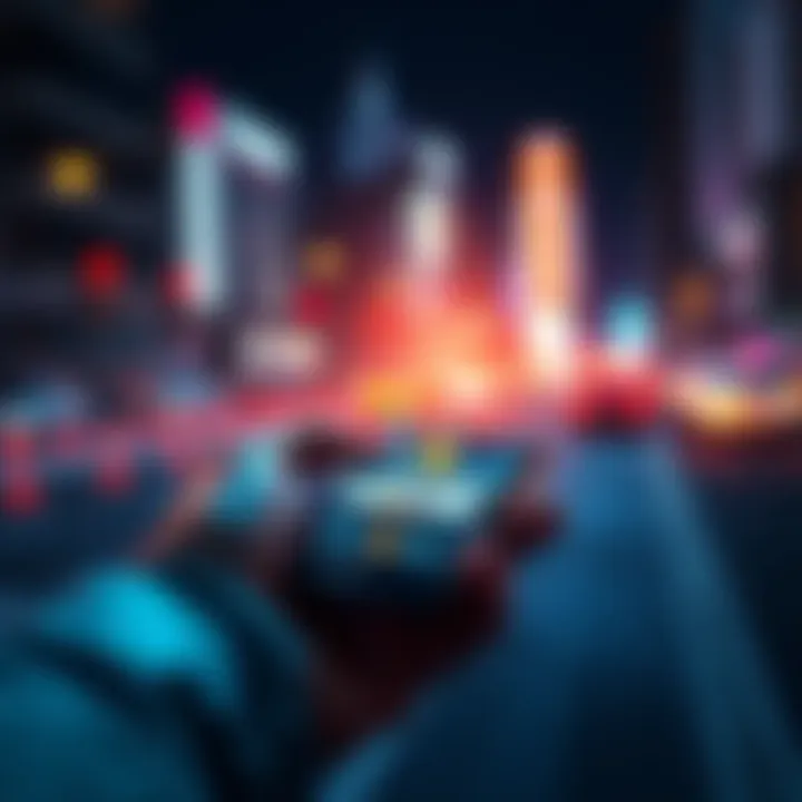 A person using a smartphone to transfer cryptocurrency from a Pi wallet to another app like Coinbase