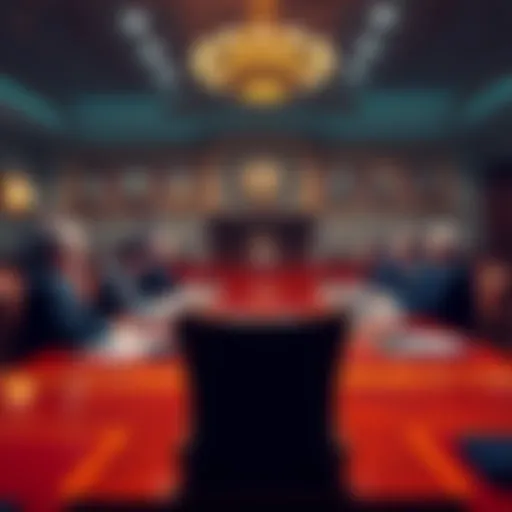Members of the Senate Banking Committee discussing the Clarity Act for cryptocurrency regulations