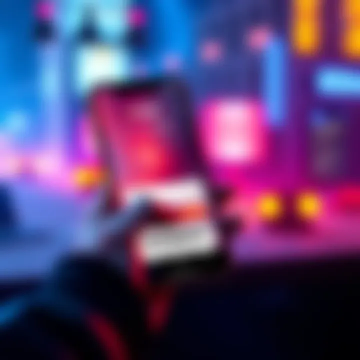 A person using the Krak app on their smartphone to send cryptocurrency while customizing a tag for privacy.