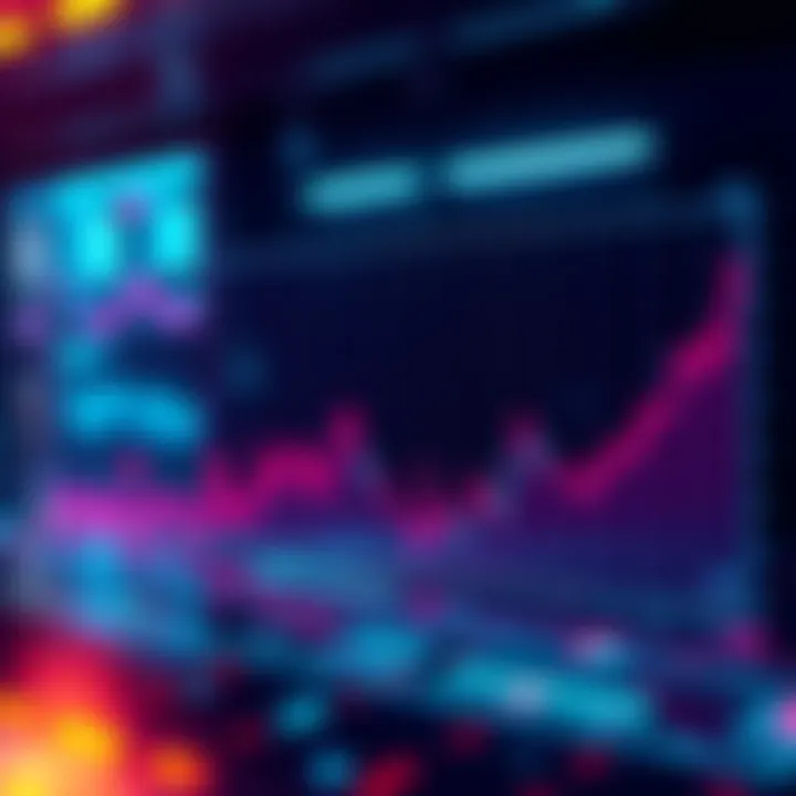 SHIB Price Trends Chart A line graph showing projected price movements of SHIB for Monday with upward trends and market fluctuations.