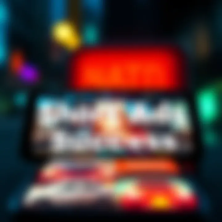 A series of quick, engaging advertisements displayed on a smartphone screen, showcasing their effectiveness in grabbing attention.