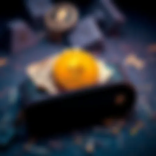 Small Amount of ETH in Wallet Wallet showing a tiny amount of ETH, symbolizing dusting in cryptocurrency.