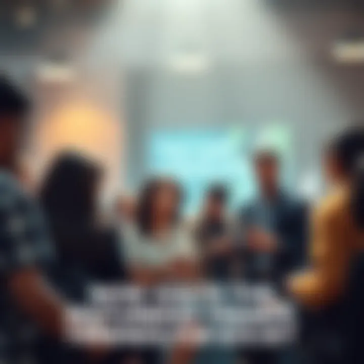 A group of people engaged in a serious conversation about social trends and concerns.