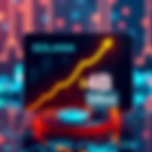 Graphic showing Solana's RWA ecosystem surpassing $4 billion, with upward trend arrows and blockchain visuals