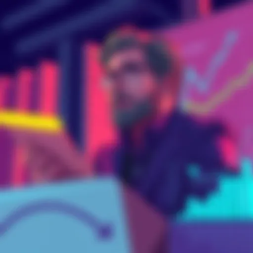 Solana Founder Toly Proposing Company Acquisitions Illustration of Toly, the founder of Solana, discussing plans to inflate SOL supply for acquiring companies, with graphs indicating market value growth.