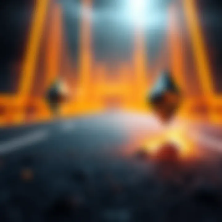 A visual comparison showing Solana's speed and low cost advantages over Ethereum with appealing graphics