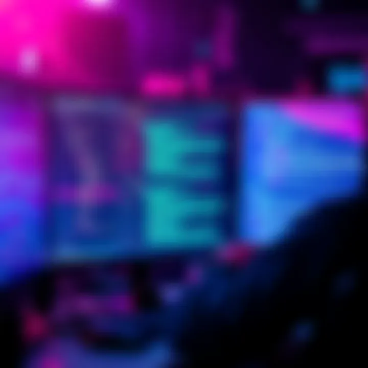 A developer working on a Solana project with code on a computer screen, illustrating the challenges of program design and debugging in blockchain consulting.
