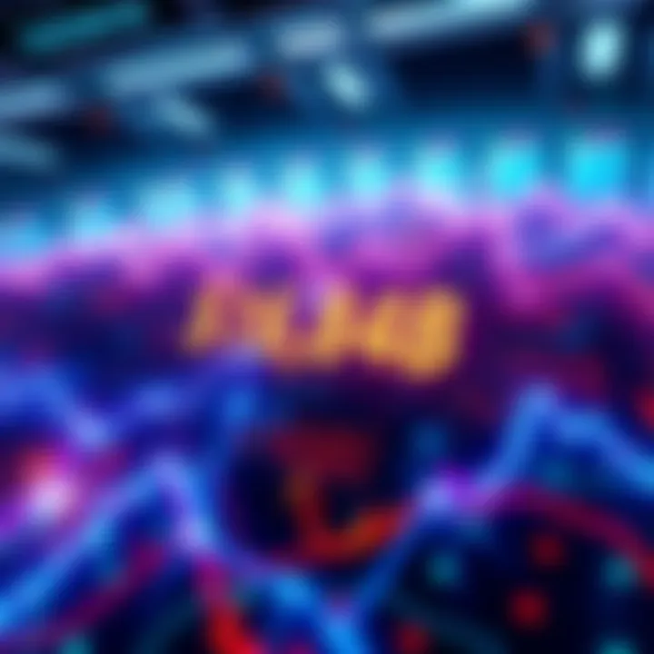 Visualization showing Solana's dominance in decentralized exchange trading with a large volume figure