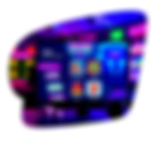 A colorful graphic showing a computer screen with gambling games that accept Solana cryptocurrency, highlighting payout reliability and user-friendly interface.