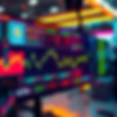 A digital screen displaying real-time data feeds and alerts for Solana memecoins, showcasing rapid transaction notifications and a vibrant cryptocurrency market.