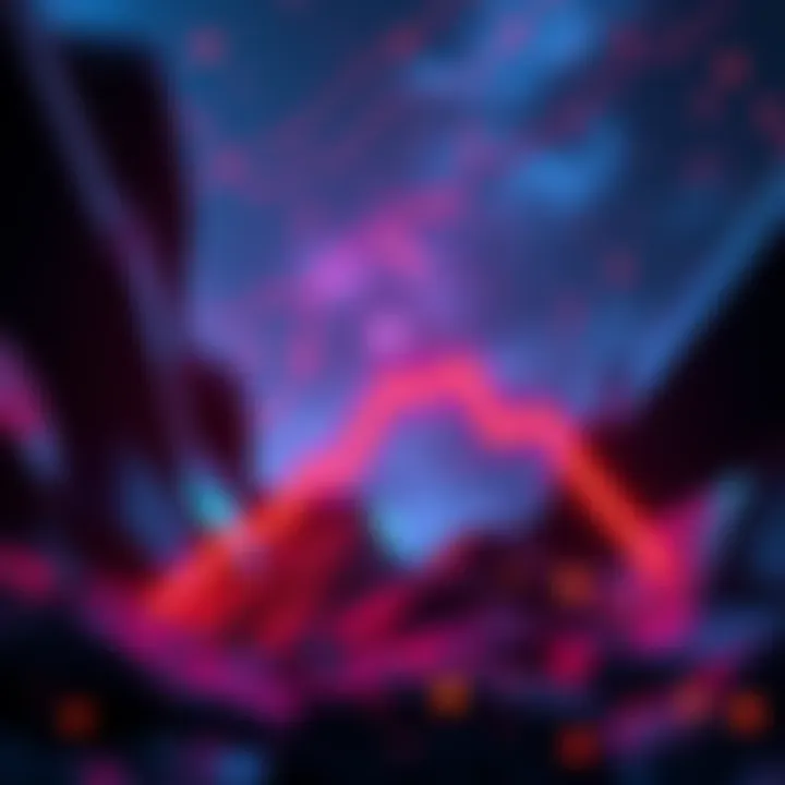 Solana Validator Decline A visual representation of Solana's declining validator count, with a downward trend line highlighting the drop below 800. The image symbolizes concerns about Solana's future.