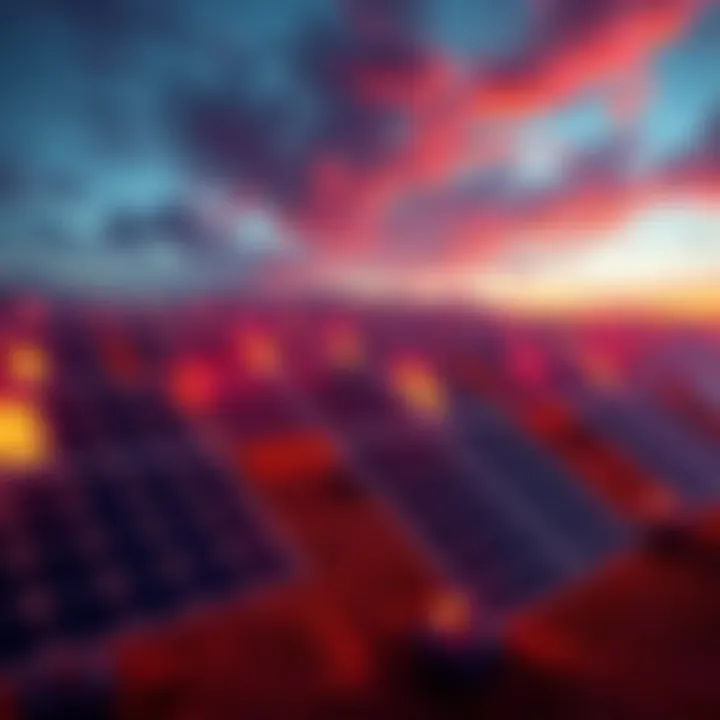 Solar panels generating energy for $20,000 ASIC miners