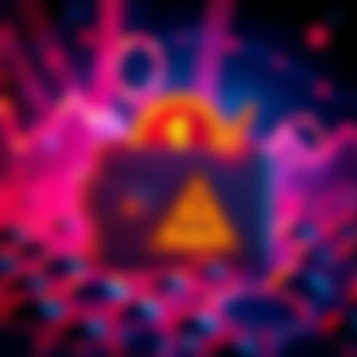 A graphic showing a digital wallet with 1 SOL token and a warning symbol, indicating the new staking requirement for Solflare users.