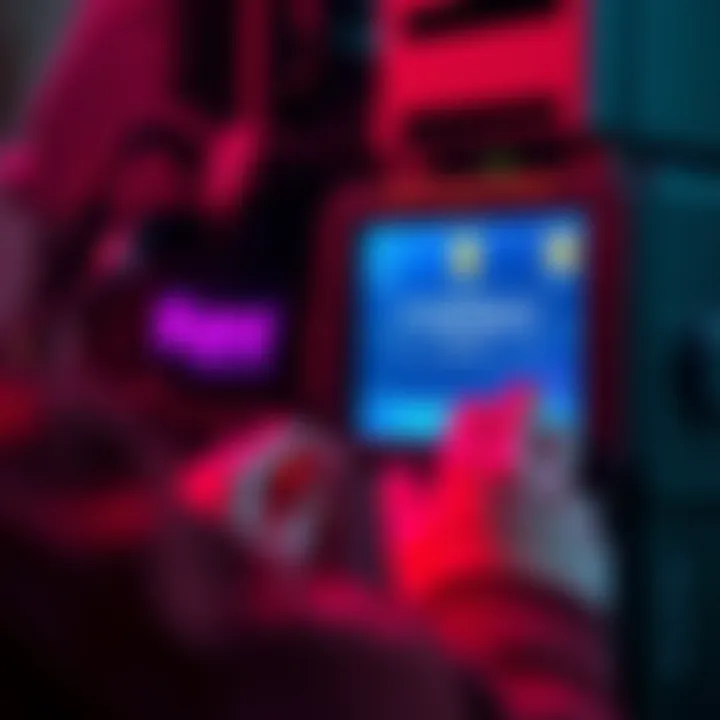 A person configuring a Nano 3s device for solo lottery mining, with a wallet address displayed on a screen.