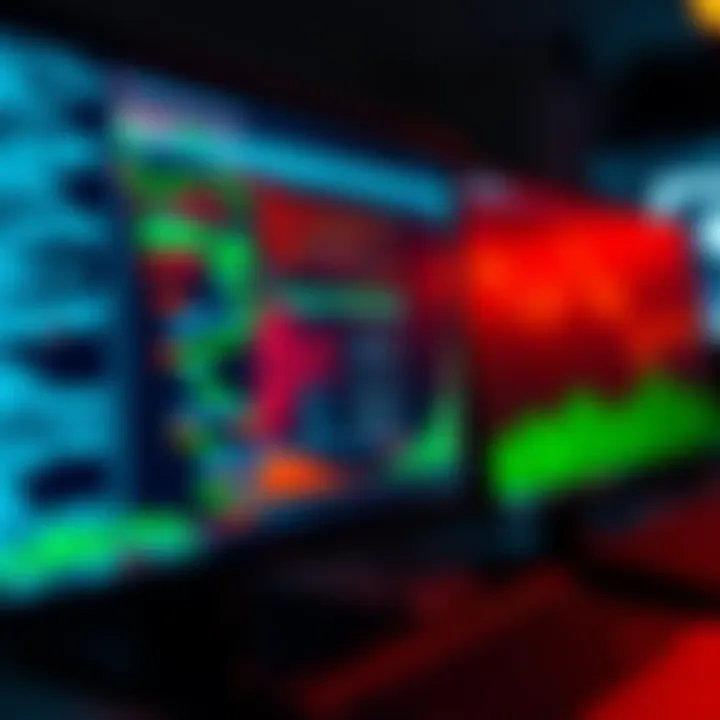 A close-up of a computer screen displaying randomness tests in action, focusing on data analysis for security enhancement.