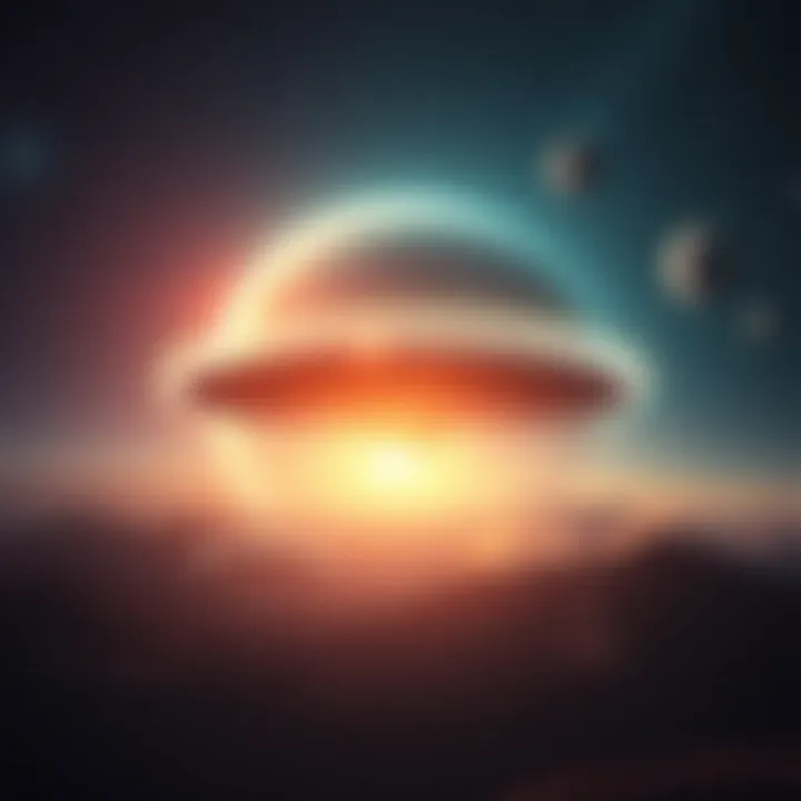 A visual representation of signals sent into space, with stars and planets in the background, symbolizing the search for alien life.