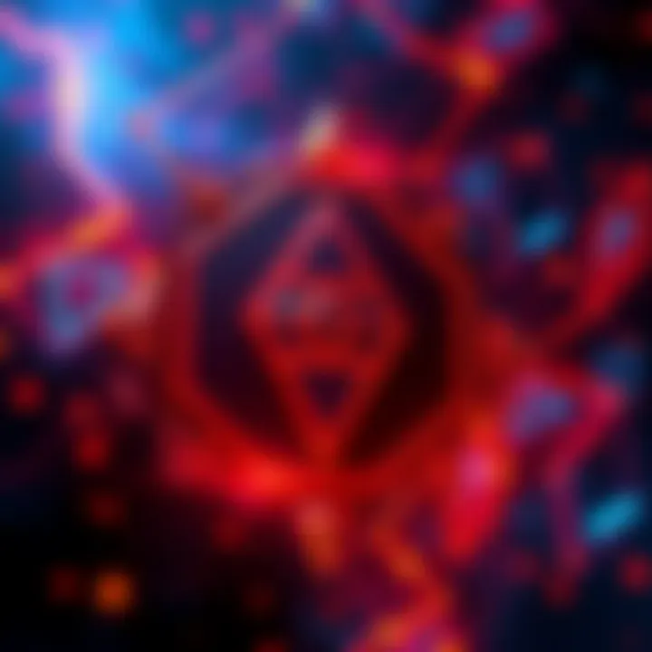 Square Enix logo with Tezos blockchain symbols, representing the company's new partnership in decentralized gaming technology.