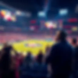 Fans reacting with surprise to the SRB's brief appearance at the Superbowl