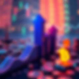 A visual representation of stablecoin market growth from $100 billion to $300 billion, showcasing upward arrows and financial symbols.