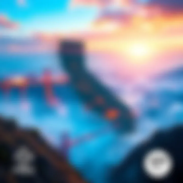 A California landscape with digital tokens visually represented, symbolizing staking opportunities in cryptocurrency, includes elements like msol and cbeth logos.