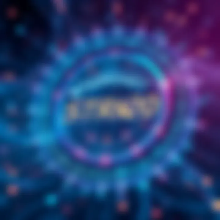 A digital representation of Starknet's STRK20 proposal showcasing private ERC-20 tokens with a focus on confidentiality in transactions.