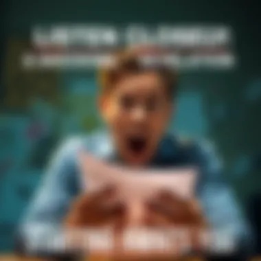 Startling Revelation A person reacting in shock while reading a document