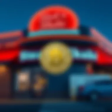 Steak 'n Shake logo alongside a Bitcoin symbol, representing potential savings from using Bitcoin for transactions