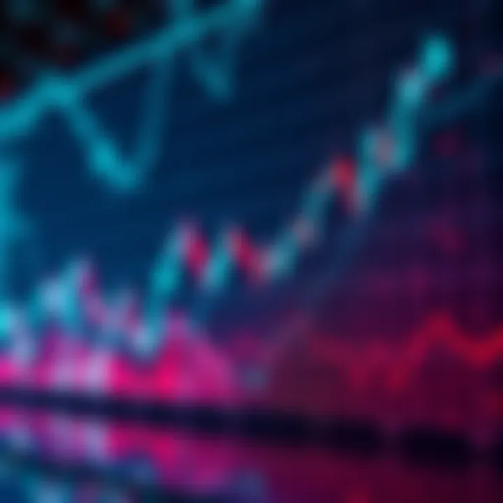 A stock chart showing a significant drop, with a downward trend line and red indicators, reflecting market losses after January 6th.
