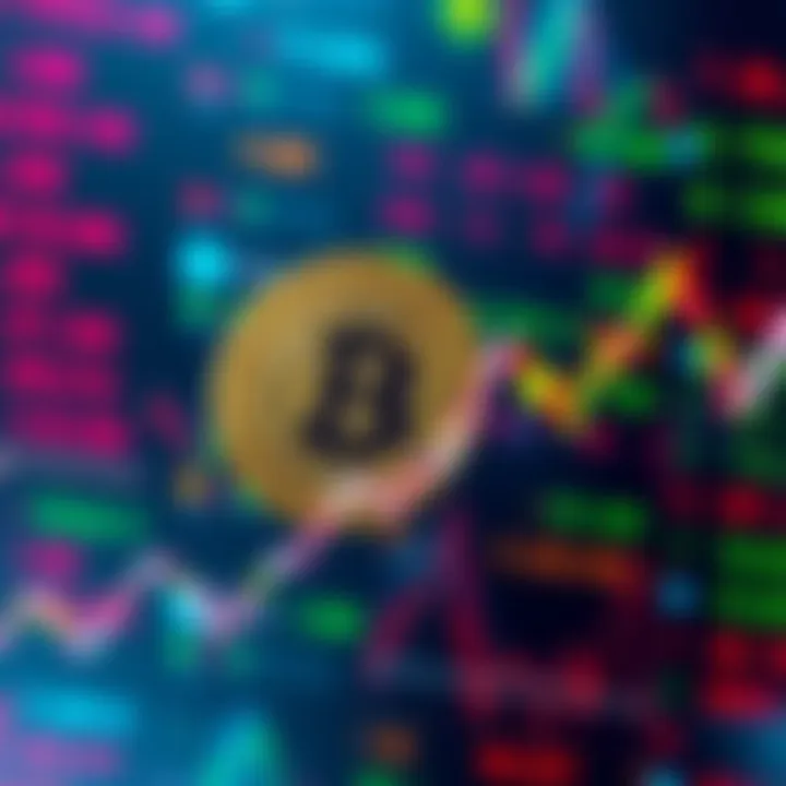 A downward trend in stock prices alongside the Bitcoin logo, symbolizing investor concerns after a missed buying opportunity.